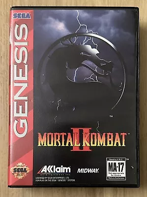 Mortal Kombat II 2 (Sega Genesis) CIB Complete In Box W/ Poster • $24.99