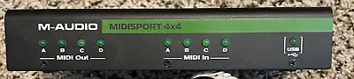 M-Audio MIDISport 4X4 Anniversary Edition 4-in/4-out MIDI Interface  • $70