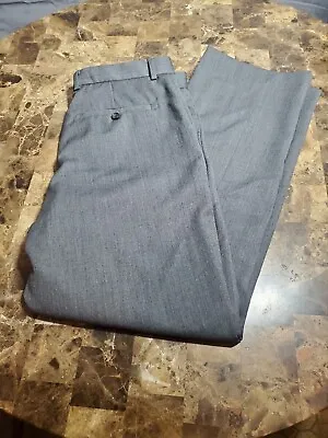 Banana Republic Dress Pants Men's 32 X 34 Gray Suiting Wool Slacks • $15.95