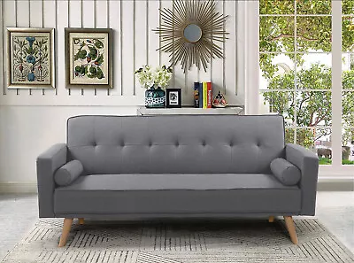 Fabric Sofa Bed 3 Seater Click Clack Living Room Recliner Couch Sofa Living Room • £239.99