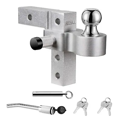 FULLHAUL 6  Adjustable Trailer Hitch Aluminu Ball Mount  Fits 2-Inch Receiver • $69.99