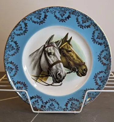 Vintage Horse Ceramic Decorative Plate Broadhurst Bros Burslem Ironstone  • £6.99