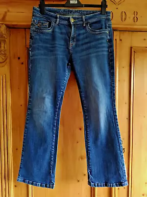 Marks And Spencer Indigo Jeans - Vintage Bootcut Size 12 • £16.99