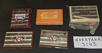 Bintendo Game And Watch LOT Mario Donkey Kong  ECT. For Parts Or Repairs • $104.70