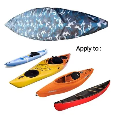 Kayaking Accessories Kayak Storage Cover Boat Cover Solar Resistant Dust Cover • £14.48