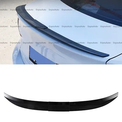 For Volvo S60 S80 S90 Adjustable Rear Spoiler Trunk Roof Tail Wing Black • $39.90