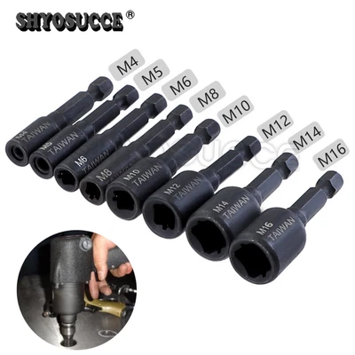 £5.69 • Buy M4-M16 Screw Tap Socket Adapter Driver 1/4 Shank Thread Tapping Sleeve Holders