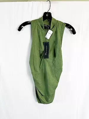 Veronica Beard Womens Green Sleeveless Turtleneck #S $168 • $41.99