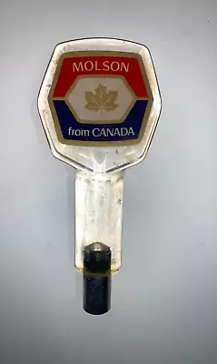 Molson From Canada Vintage Tap Handle Lucite Beer Knob Man Cave • $8.99