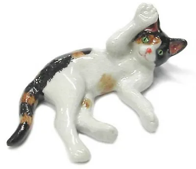 ➸ NORTHERN ROSE Miniature Figurine Calico Cat • $14.87