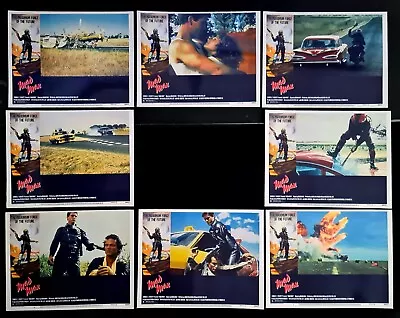 MAD MAX 🎬 8 Repro Mini Replica 1980 LOBBY CARDS 5¾ X7  Mel Gibson • $24.99