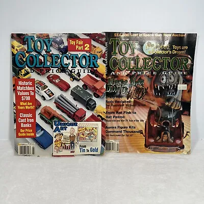 Toy Collector And Price Guide Aug. 1993 Matchbox & April 1995 Monster Mania Read • $18.99