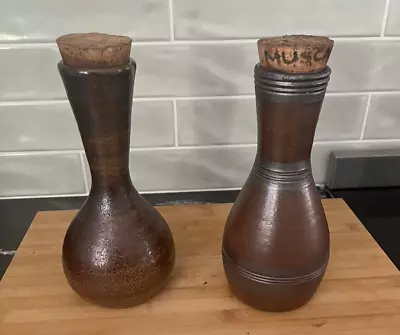 2 Vintage Bendigo Pottery (Epsom) Stoneware Wine/Water Jugs • $70