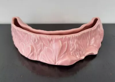 Made In England 1950s Pink Pottery Crescent Trough Vase. Sylvac? / Falcon Ware? • $19.99