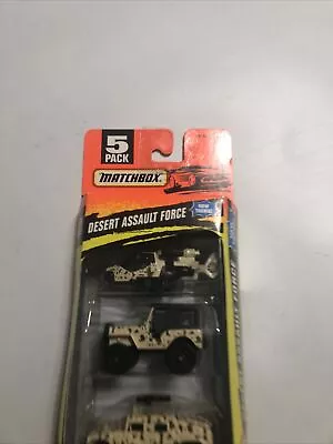 Matchbox Hero City Desert Assault Force 5 Pack #060032 1996 NIP • $23.49