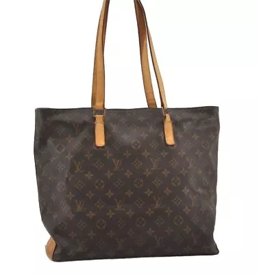 Authentic Louis Vuitton Monogram Cabas Mezzo Shoulder Tote Bag M51151 LV 6669I • $2.25