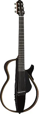 YAMAHA SLG200S TBL Silent Acoustic Guitar Steel Strings Translucent Black • £481.82