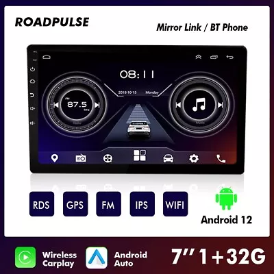 7  Android 12 For Apple Carplay Universal Car Stereo Radio GPS Navi WiFi 2Din • $79