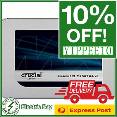 $200 • Buy Crucial 2TB SSD MX500 2.5  SATA Internal Solid State Drive 7mm 560MBs