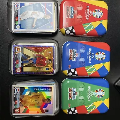 UEFA Euro 2024 Match Attax - 3x Mini Tins No Limited Edition • £7