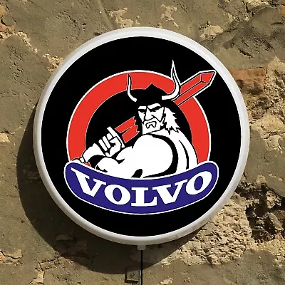 Volvo Viking Led Wall Light Sign Logo Garage Automobilia Truck Car Xc40 S90 V60 • $96.26