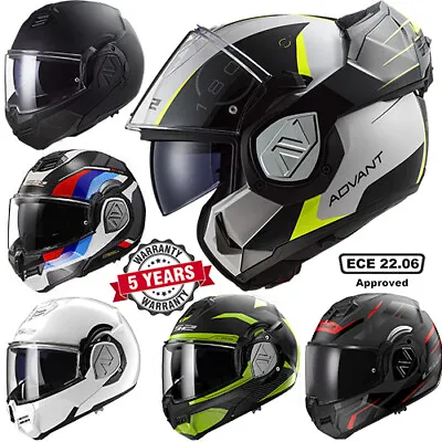 Ls2 Ff906 Advant Modular 180° Flip Front Dual Visor Full Face Motorcycle Helmet • $311.26