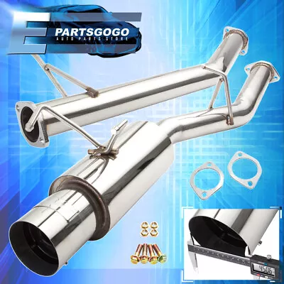 For 89-94 Nissan S13 240SX JDM Stainless Catback Exhaust System 4.5  Muffler Tip • $143.99