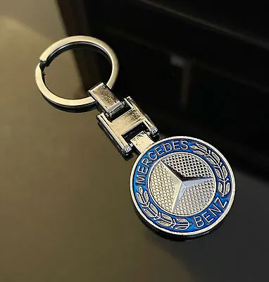 3D Metal Car Key Chain Ring For Mercedes Benz AMG Sport Car Home Decoration Gift • $8.99