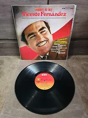 Vicente Fernandez - Palabra De Rey Vinyl LP CBS Rancheras Mariachi- EXCELLENT  • $27.99