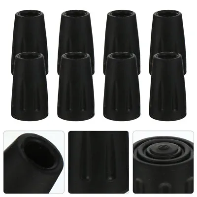  16 Pcs Rubber Trekking Pole Cover Hiking Stick Accessories Tip • £14.48