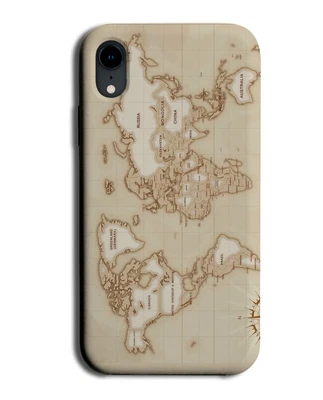 World Map Phone Case Cover Vintage Atlas Maps Globe Vintage Design Picture DG51 • £13.95
