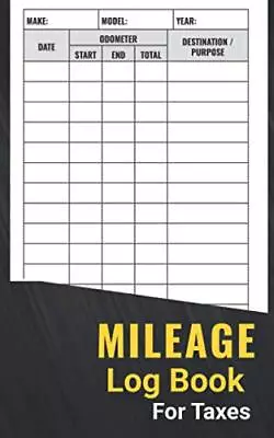 Mileage Log Book Auto Mileage Tracker To Record And Track Your Daily Mileage F • $7.53