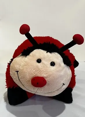 Pillow Pet Stuffed Animal Lady Bug Ladybug My Pillow Pets Black & Red 18  Clean • $24.95