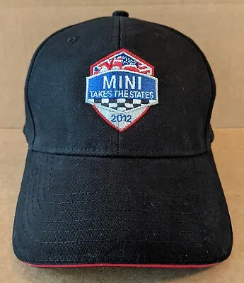 Mini Cooper MINI Takes The States 2012 Black Baseball Hat Cap Adjustable Belt • $25.90