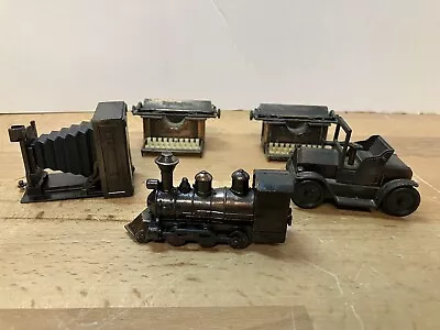 Vintage Lot Of Die Cast Pencil Sharpeners Train Camera Type Writer Car Decor • $19.99
