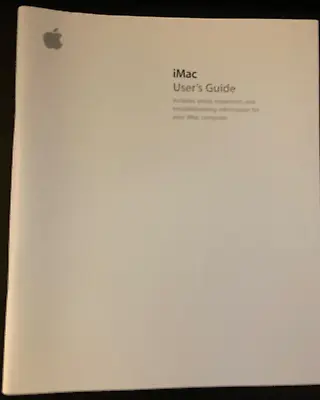 IMac G5 User’s Guide Welcome To Panther Software License And More Sealed Pack • $29.95