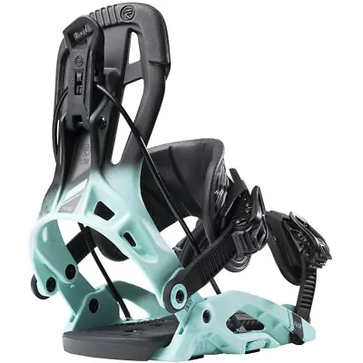 Flow Fuse Fusion Men's Snowboard Binding Step-In Binding Black Turquoise New • $284.77