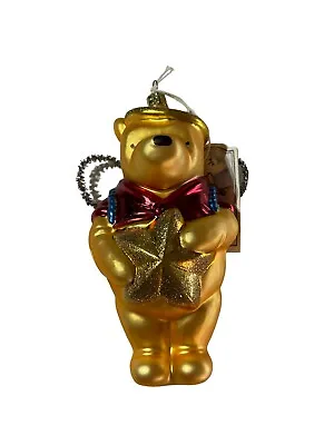 Classic Pooh Glass Ornament 1998 Germany Midwest Cannon Falls Disney • $8.99