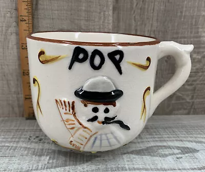 Pop Coffee Cup Mug Vintage Japan MUSTACHE Cup W Handle FATHERS DAY • $21.73