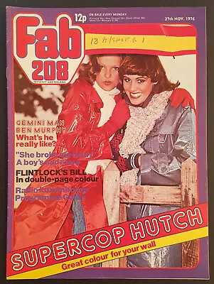 Fab 208 Magazine 27 November 1976 - James Hunt David Soul Ben Murphy • £13.80