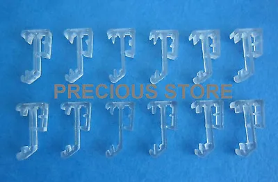 12 Pack Of 1 Inch Single Slat Clear Valance Retainer Clips For Window Mini Blind • $10.99