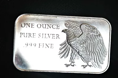 Rare Missing S/N 1776-1976 Eagle 200 Years Of Independence 1 Oz .999 Silver Bar • $95