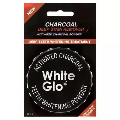 White Glo Activated Charcoal Teeth Polishing Powder 30g • $9.99