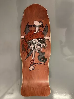 Vintage Zorlac Metallica Skateboard Deck. • $500