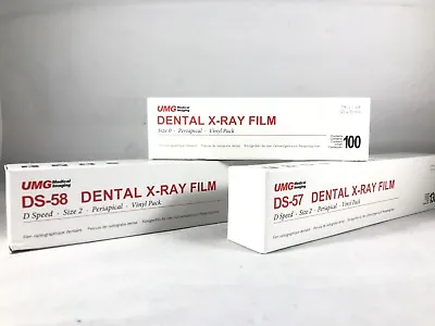 UMG Dental XRay Film Poly Soft  D Speed Size 0 Or 2 Single Or Double - • $229.95