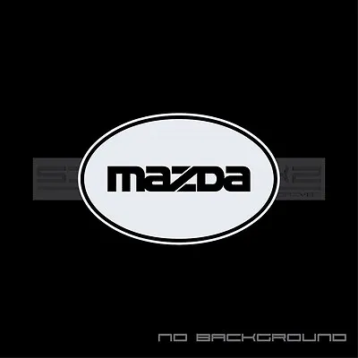 Mazda Decal Circle Sticker Logo JDM CX9 Miata Mazda 3 Mazda 6 Turbo Racing Pair • $11.42