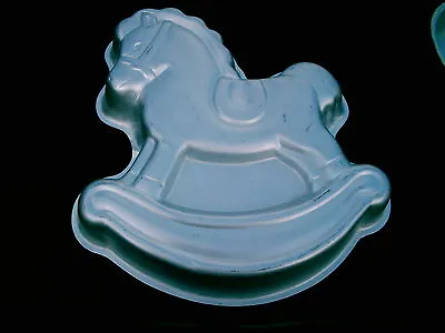 Wilton Large  Baby's  Rocking   Horse  Cake Pan  2105-2388 From 1984 • £11.56