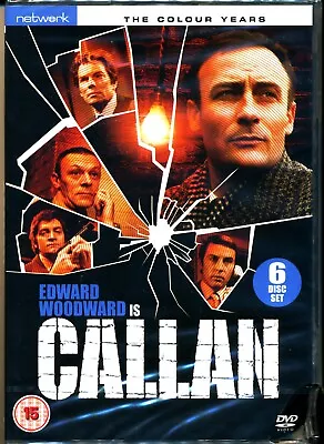 CALLAN THE COLOUR YEARS 1970-72 6 DVD Set 2010 Network Edward Woodward • £20