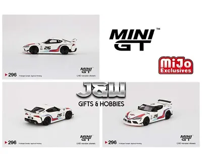 Mini GT LB WORKS Toyota GR Supra Martini Racing MGT00296 1/64 Blister Packaging • $8.99