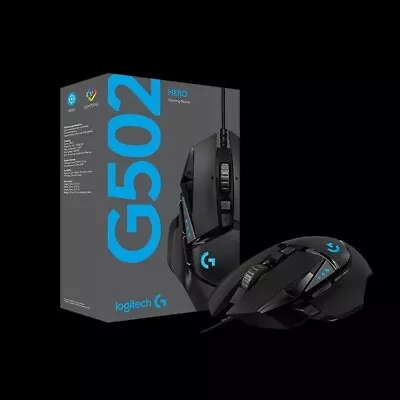 Logitech G502 Lightspeed Black - Wired Gaming Mouse • £49.99